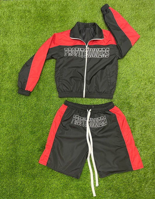 Profitsinners Black-Red Nylon set